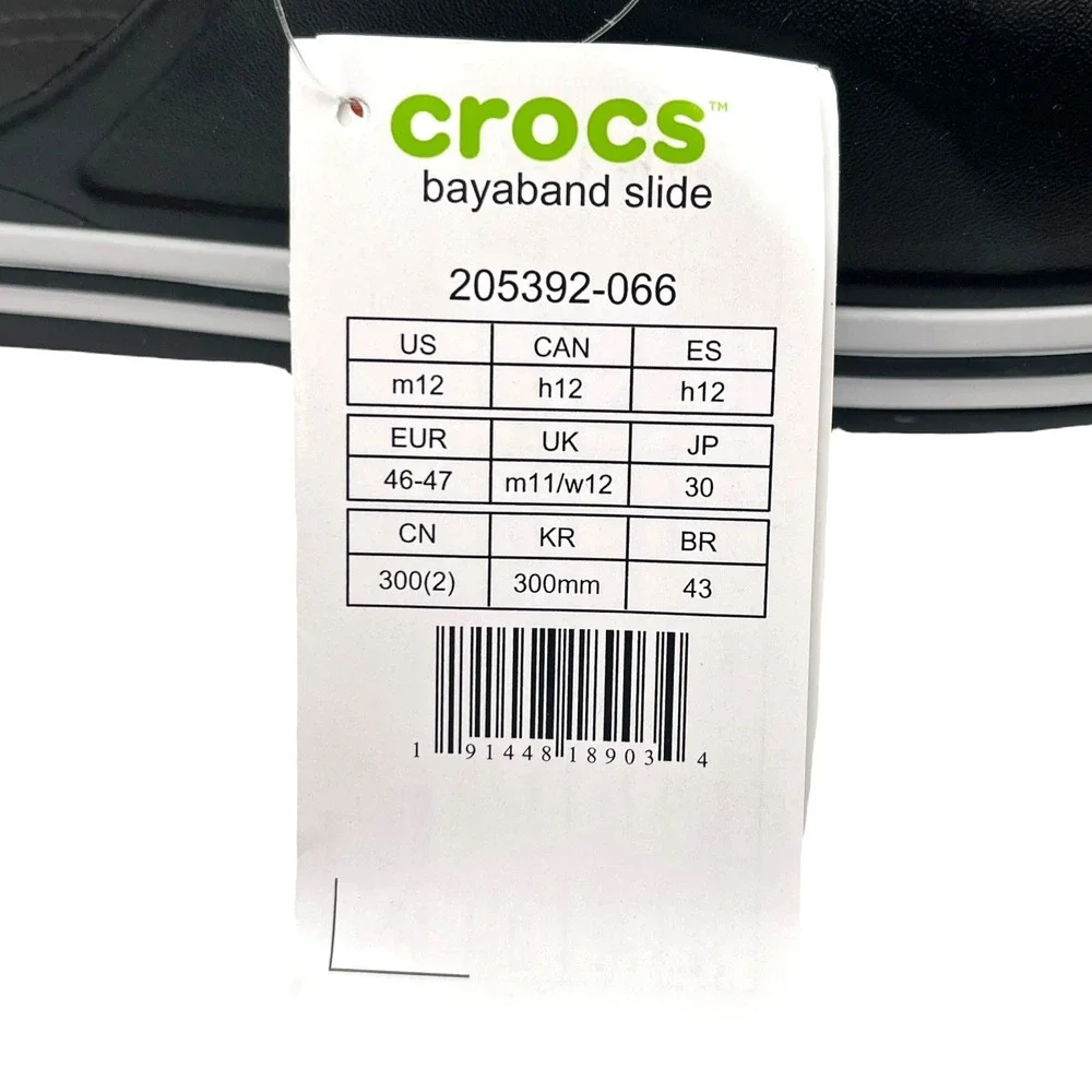 CROCS new tags